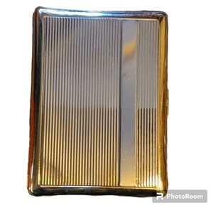 Vintage Colibri Gold Tone Cigarette Case Wallet